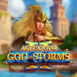 Age Of The Gods: God Of Storms 2 logo by Playtech EliteSpin Casino