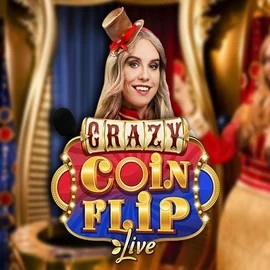 Crazy Coin Flip by Evolution, showcased at elitespin.eu.com – game logo