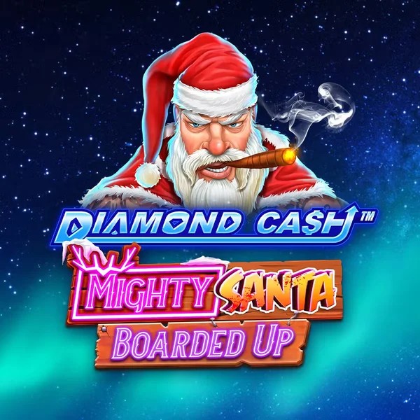 Diamond Cash Mighty Santa Boarded Up logo – Slots by Greentube at EliteSpin Casino