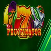 Fruitinator Jackpot King slot logo by Blueprint Gaming at EliteSpin Casino