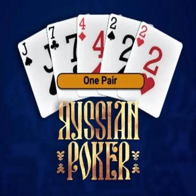 Russian Poker online game logo by OneTouch Games on elitespin.eu.com